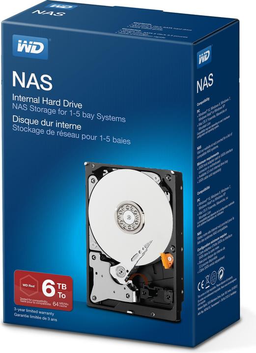 Produktbild WD Red Retail (6 TB, 3.5", SMR)