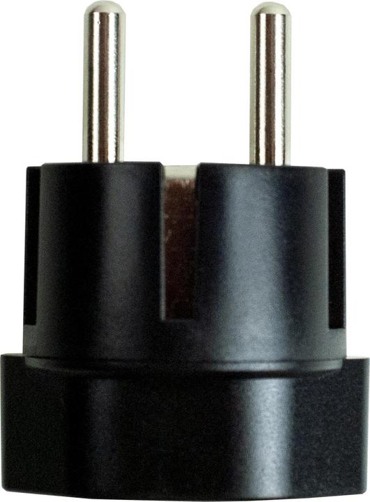 Actual product image Novidarte CH-to-DE plug adapter (Schuko)