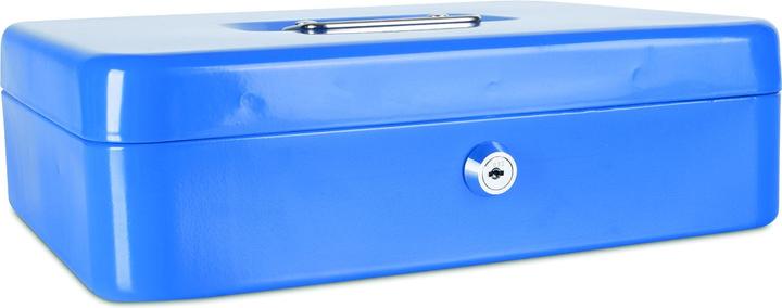 Donau Cassetta per denaro, grande, 300x90x240mm, blu