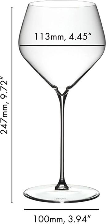Produktbild Riedel Weisswein Glas VELOCE CHARDONNAY (69 cl, 2 Gläser, Weissweingläser)