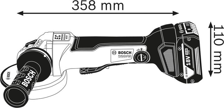 Produktbild Bosch Professional GWS 18V-10 PC (125 mm)