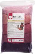 Rayher Pure new wool pink, mottled