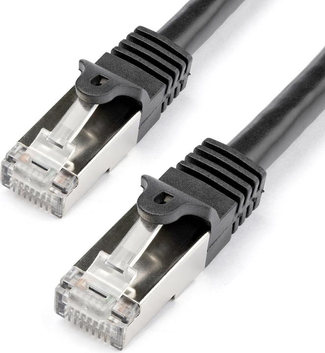 Produktbild StarTech 1m Cat6 Netzwerkkabel - geschirmt (SFTP) Snagless Gigabit Patchkabel - Schwarz (S/FTP, CAT6, 1 m)