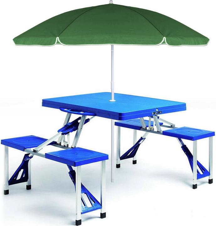 Actual product image Casaria Camping table with 4 Folding chairs