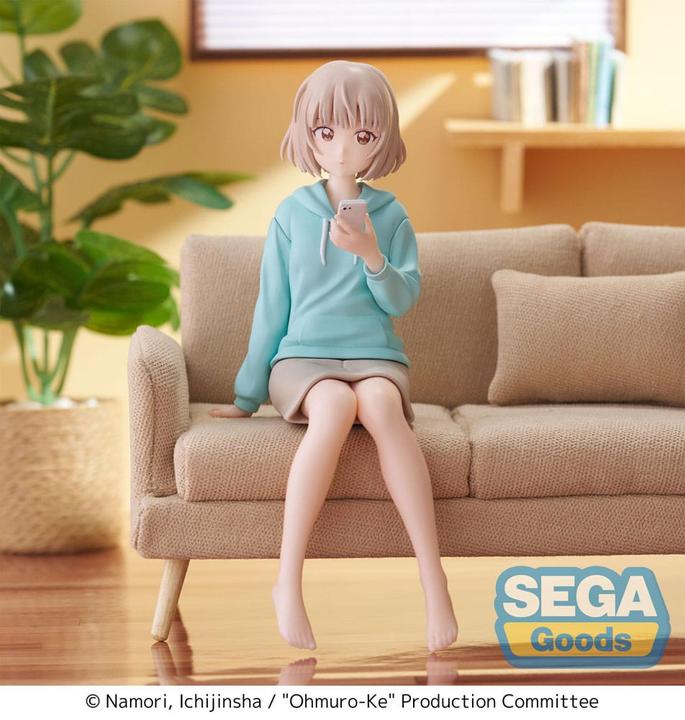 Actual product image Sega Ohmuro-Ke PM Perching PVC Statue Nadeshiko Ohmuro 14 cm