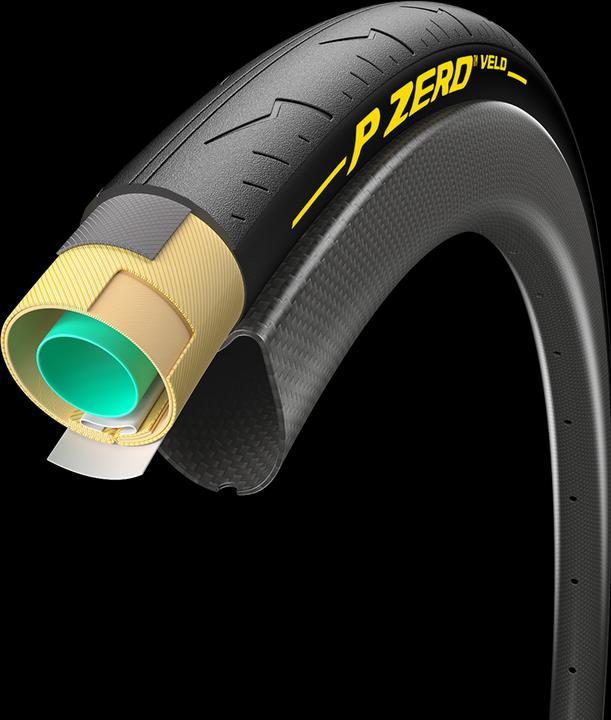 Image du produit Pirelli P Zero Velo 700x25C TUB Collé (28 x 1.00, 28-622)