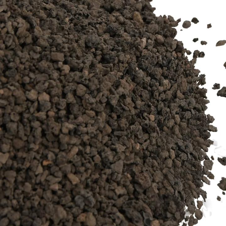 Produktbild VidaXL Basalt-Kies 25 kg Schwarz 3-5 mm,Farbe: Schwarz,Material (Dekoration, sonstige Gegenstände)
