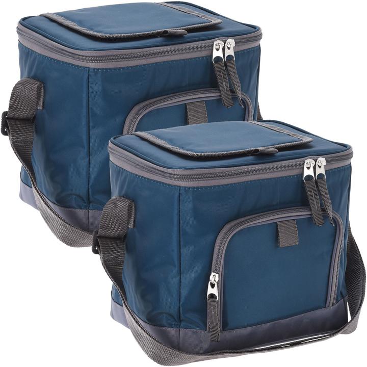 Produktbild ProWorld 2er-Set KÃ¼hltasche mit Schultergurt 8 Liter, blau (8 l)