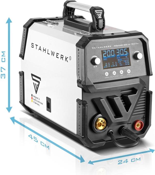 Actual product image Stahlwerk Welding machine MIG MAG 200 ST Digital IGBT shielding gas with 200 A