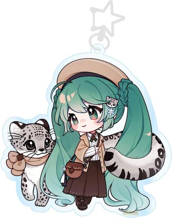 Produktbild POPbuddies Hatsune Miku Acryl Schlüsselanhänger Kawaii Winter Time