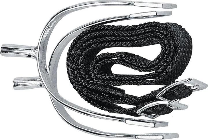 Actual product image Korsteel Childrens/Kids Pow Never Rust Spurs And Strap