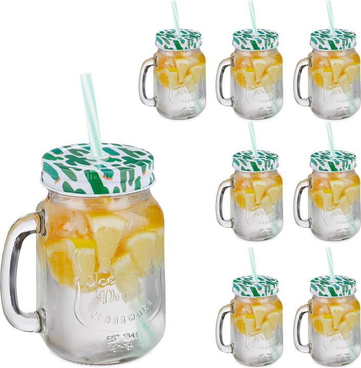 Transparent, White, Green, Orange