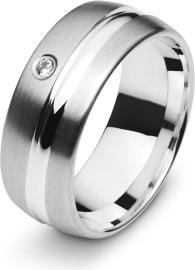 Produktbild Muau Partnerring (54, 925 Silber)