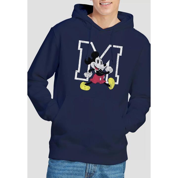 Actual product image Disney Mens Mickey Mouse Classic Walk Hoodie (L)