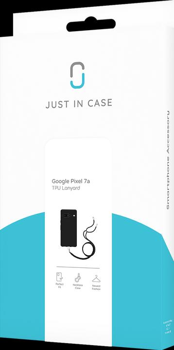 Produktbild Cazy Handykette Hülle Kompatibel mit Google Pixel 7a - Silikon Handyhülle mit Band Necklace Hülle -