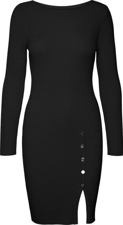 Produktbild Vero Moda VMABA BUTTON LS BOATNECK DRESS GA EXC Strickkleid (XL)