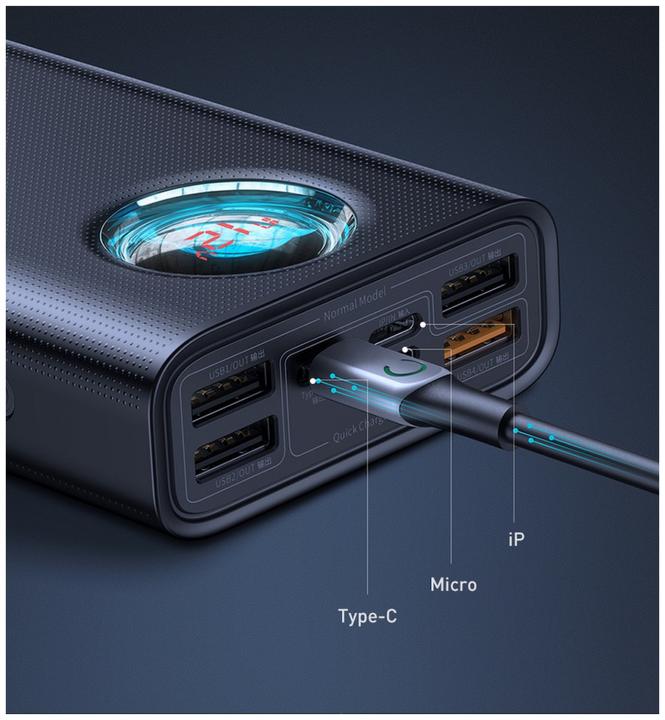 Actual product image Baseus Xiaobai Series (30000 mAh, 65 W, 111 Wh)