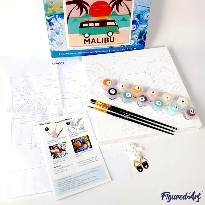 Produktbild Figured'Art Mini Malen nach Zahlen mit Rahmen - Eule