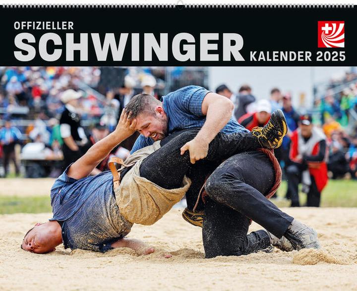 Image du produit Calendrier officiel de la lutte 2025 (14 x 14 cm, Non contraignant, Allemand)