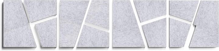 Image du produit Silent4 Kit mural d'absorption acoustique Little16, gris clair (16 pcs)