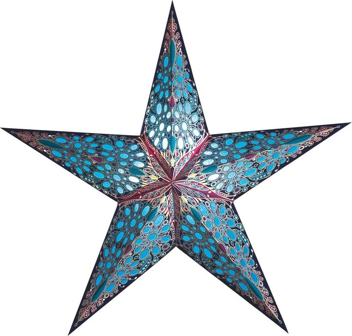 Produktbild Starlightz Papierstern festival blue size M