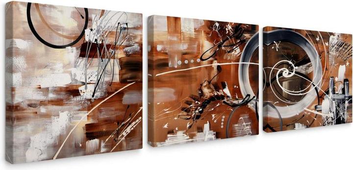 Produktbild Trenddeko Fedrau - Im Kreis (3-teilig) (50 x 50 cm)