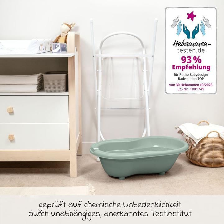 Produktbild Rotho Babydesign Babybadewannen & Badeeimer Baby-Badewanne Tilo - mit Anti-Rutschmatte
