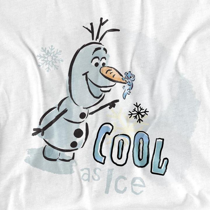 Actual product image Disney Frozen Unisex Adult Cool As Ice Olaf T-Shirt (S)