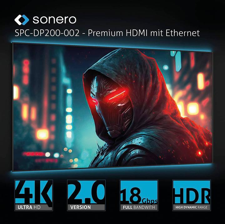 Produktbild Sonero DisplayPort – HDMI (HDMI, 20 cm)