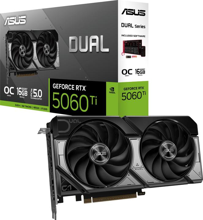 ASUS Dual GeForce RTX 5060 Ti OC (16 GB)