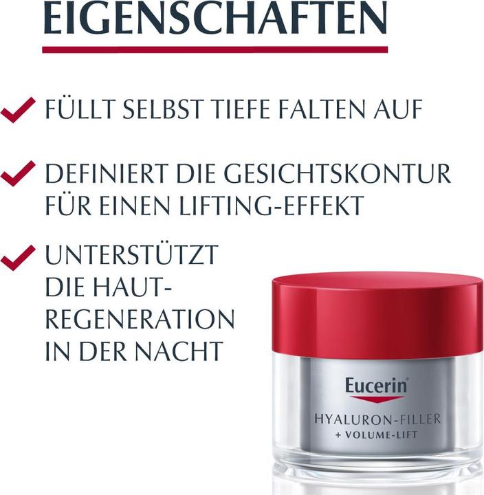 Immagine prodotto Eucerin Trattamento notte HYALURON-FILLER + VOLUME-LIFT (50 ml)