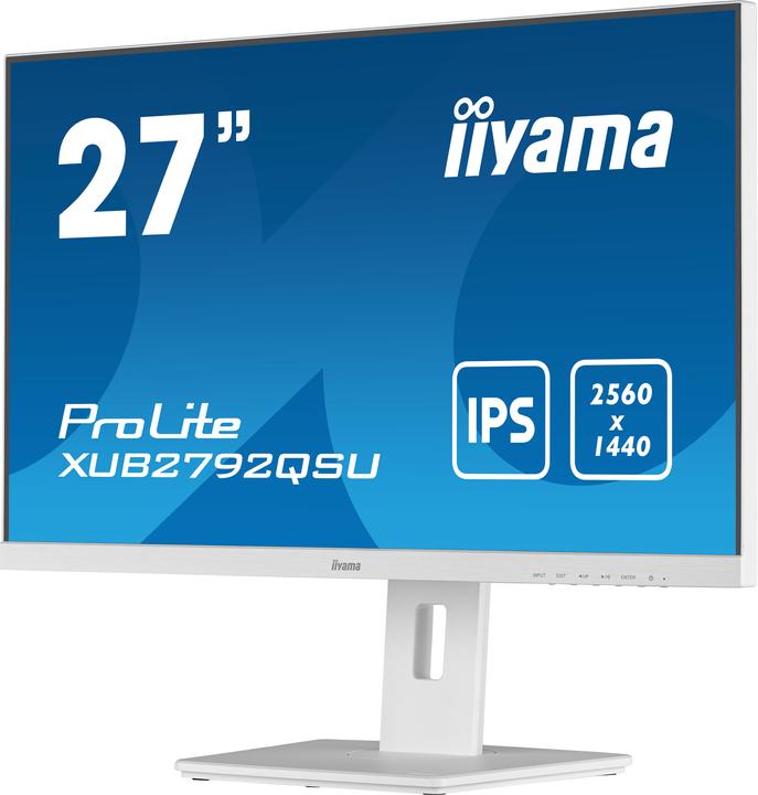 Produktbild iiyama XUB2792QSU-W5 27 Zoll IPS 2560 x 1440 350 cd (2560 x 1440 Pixel, 27")