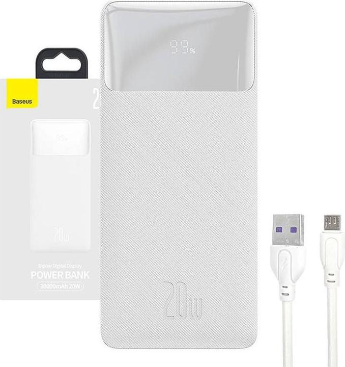 Image du produit Baseus Afficheur numérique Bipow (30000 mAh, 20 W, 111 Wh)