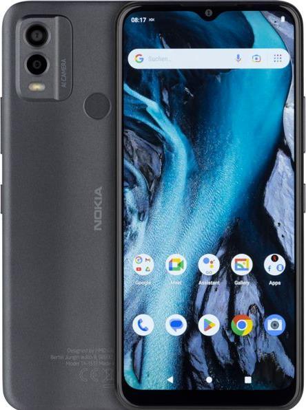 Produktbild Nokia C22 (64 GB, Charcoal, 6.50", Dual SIM, 13 Mpx, 4G)