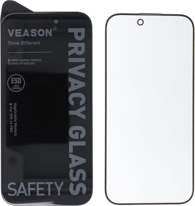Actual product image Hofi Protective glass Veason 6D Pro Veason Privacy Glass - for Iphone 7 / 8 / SE 2020 / SE 2022 black (Apple iPhone 7, Apple iPhone SE (3rd Gen), Apple iPhone SE (2nd Gen))