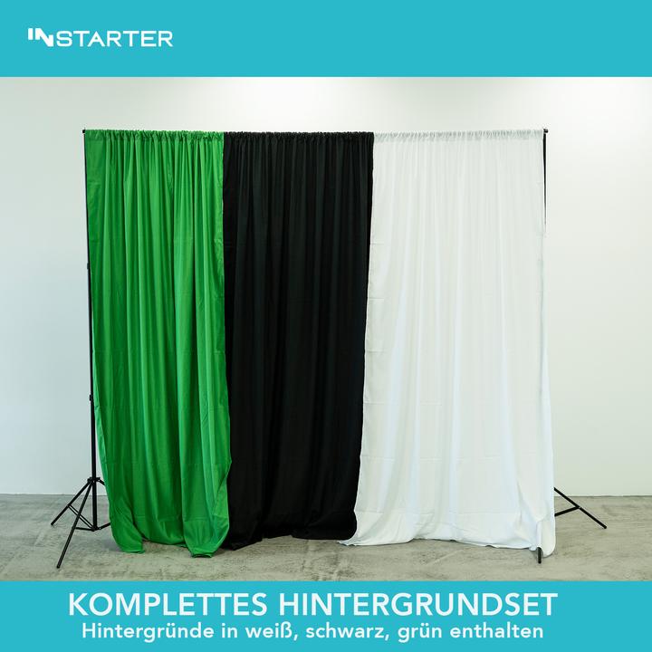 Image du produit Wiltec Système d'arrière-plan Instarter 155 - 305 cm (220 cm, 280 cm)