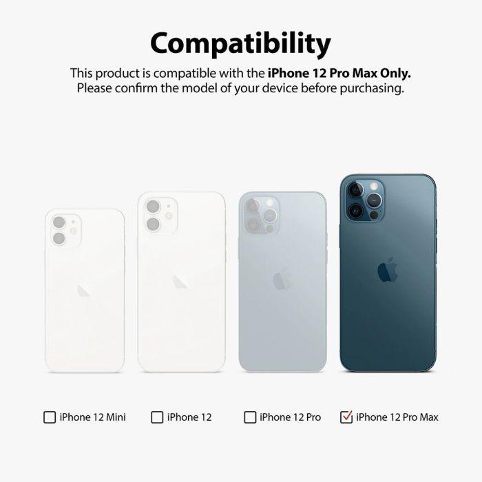 Actual product image Ringke iPhone 12 Pro Max Camera Protector Glass Transparent
