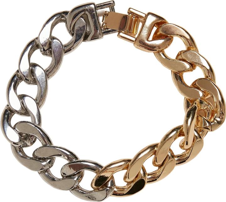 Produktbild Urban Classics Heavy Two-Tone Bracelet (21 cm, 100% Baumwolle)