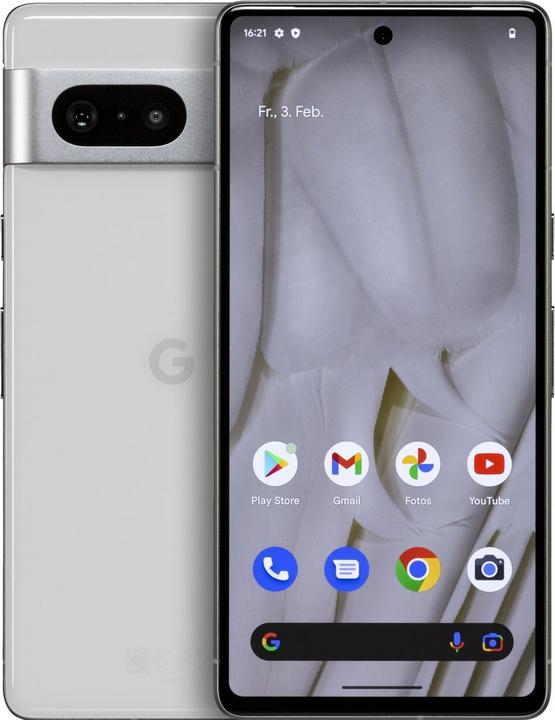Productafbeelding Google Pixel 7 256 GB sneeuw (256 GB, Sneeuw, 6.30", SIM + eSIM, 50 Mpx, 5G)