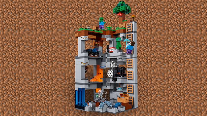 Actual product image LEGO Adventure in the rocks (21147, LEGO Minecraft)
