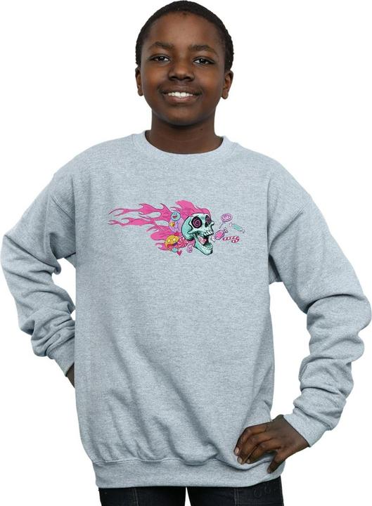 Actual product image Disney Boys Wreck It Ralph Candy Skull Sweatshirt (128)