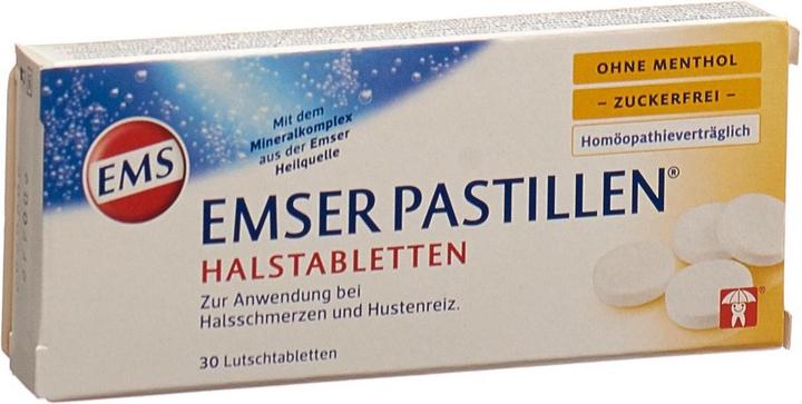 Emser Pastilles sans sucre sans menthol (30 pièce(s))