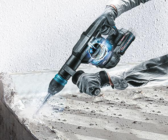 Immagine prodotto Makita XGT HM001GZ02 Batteria Scalpello Martello 40VMAX (Batteria ricaricabile, 40 V)