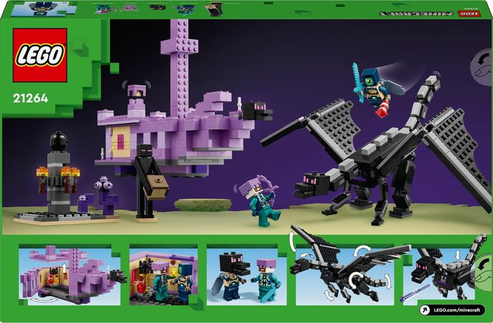 Actual product image LEGO 21264 The Ender Dragon and the Ender Ship (21264, LEGO Minecraft)