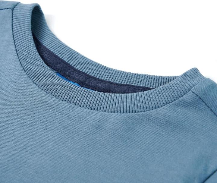 Immagine prodotto VidaXL Camicia da bambino a maniche lunghe blu medio 92,Materiale: 100 (92)