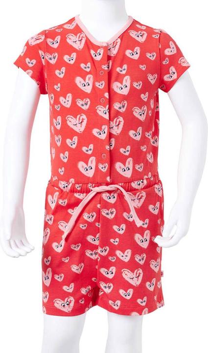 Image du produit VidaXL Combinaison de jeu pour enfants Rouge 128,Matière : 95% coton. 5 (128)