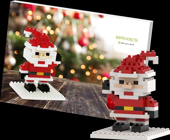 Immagine prodotto Brixies Cartolina postale di Babbo Natale