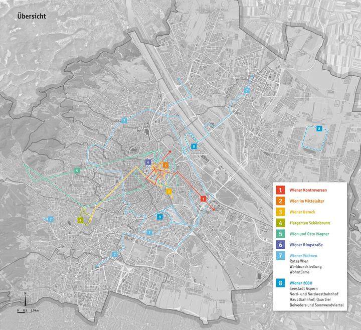 Produktbild Architekturführer Wien (Deutsch, Anke Tiggemann, Stefanie Villgratter, 2020)
