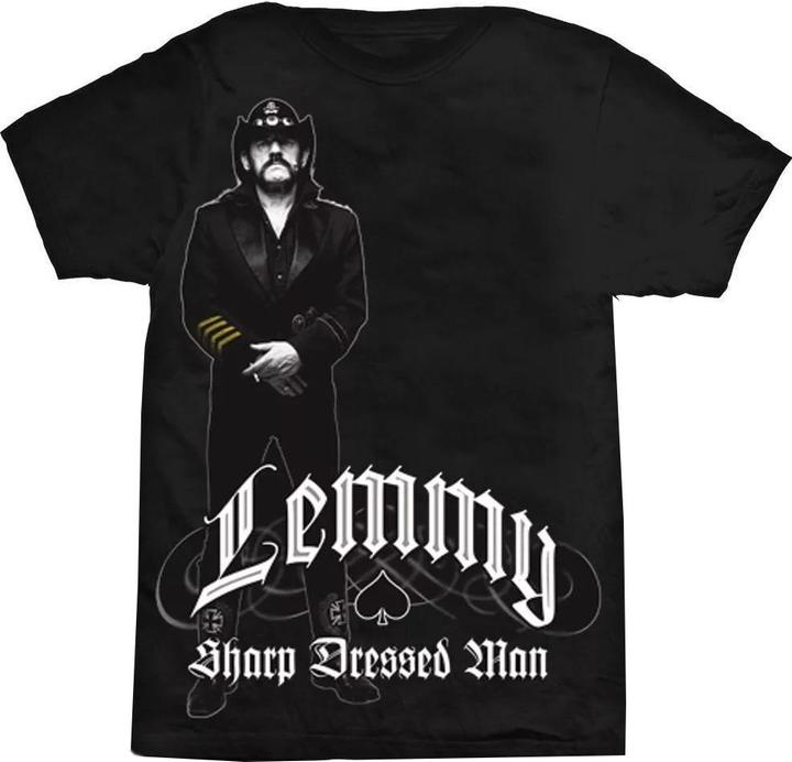 Actual product image Lemmy Unisex Adult Sharp Dressed Man Cotton T-Shirt (M)