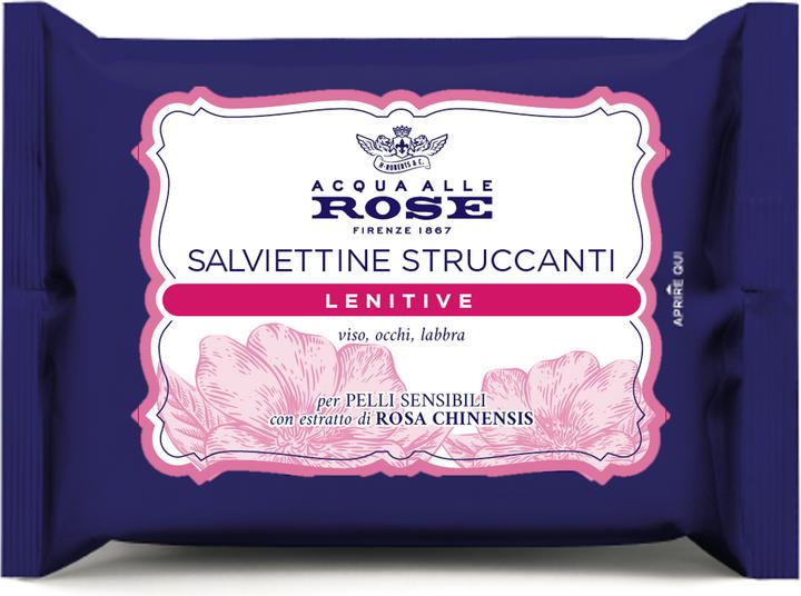 Immagine prodotto Acqua alle rose Salviettine struccanti viso sensitive 20 pcs (Panni pulizia, 498.67 ml)